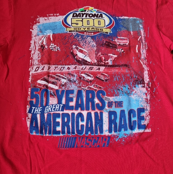NASCAR Daytona 500 Race 50th Anniversary T-Shirt - Picture 7 of 8